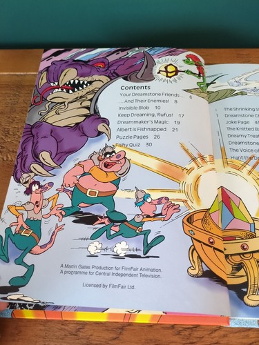 The Dreamstone Annual 1992 Annual ITV Series Hardback Book World International - Picture 5 of 11