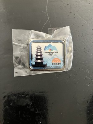 PYEONGCHANG 2018 WINTER OLYMPIC NBC TODAY SHOW MEDIA PIN 