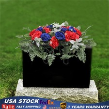 Artificial Flowers for Headstone Outdoor Grave Decorations Cemetery Flowers New