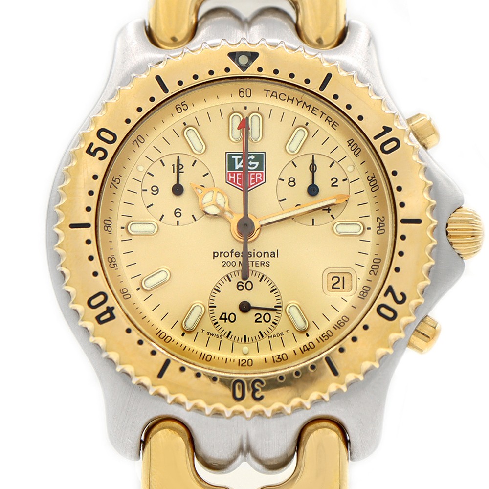 TAG Heuer Cell Series Professional Chronograph CG1121 200m Water Resistant Date Watch