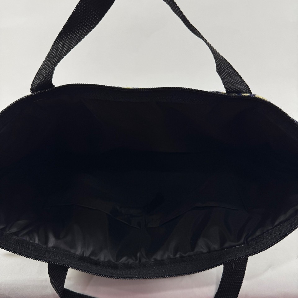 Natural Grocers Bag Tote Computer Shopping Wool Zip Case Handles | eBay