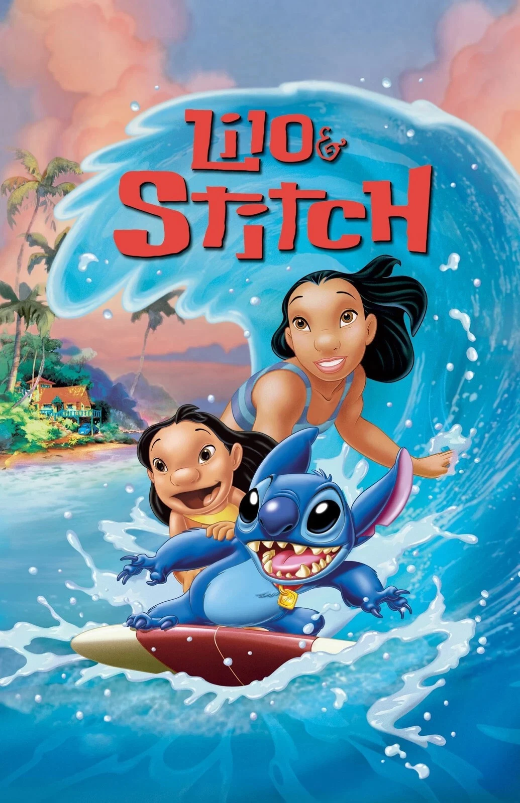 Lilo & Stitch Glossy Poster Home Decor