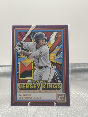 Wehiwa Aloy Jersey Kings /49 TRI-COLOR Jersey Number Patch SSP NM+ Top Prospect