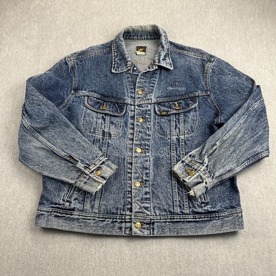 Vintage Lee Riders Denim Jacket Men s L Classic Stone Wash Jean Trucker Style