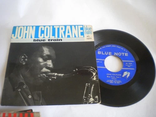 Vintage record EP jazz John Coltrane Blue train Blue note 45-1691 french issue