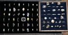 Vintage Lot Of 80 Costume Jewelry Ring Lot Gold Silver Tone Rhinestone Mix Lot D