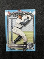 2025 Bowman Prospects Ashly Andujar #BP-20 Sky Blue /499 (RC) Colorado Rockies