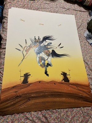 Rance Hood   Crazy Dod Dong'' Limited Lithograph Signed and Numbered 93/125