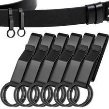 6 Pack Duty Belt Key Holder Tactical Stealth Duty Belt Key Ring Holder Quick ...