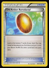 Pokemon TCG Old Amber Aerodactyl 106/124 Fates Collide Non-Holo Pack Fresh - NM