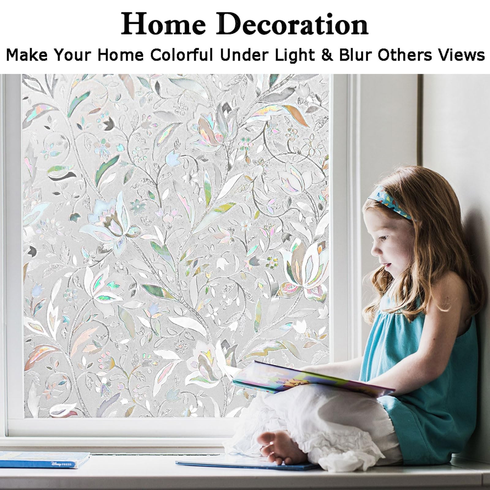 Window Film, Window Privacy Film, Window Vinyl Glass Covering, Stained Glass ...