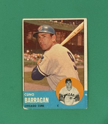1963 Topps Cuno Barragan High # #557 Good