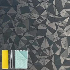 Blackout Window Privacy Film with Installation Tools Static Cling 100 Light B...