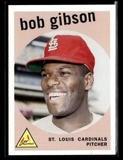 2006 Topps #19 Bob Gibson Rookie of the Week Card St. Louis Cardinals