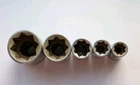 5-Piece Snap-On Tools 1/2" Drive  8pt Socket Set SW Series