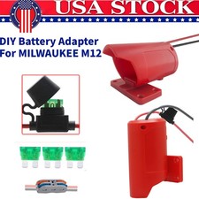 Power Wheels DIY Battery Adapter Wires Fuse Compatible with Milwaukee M12 12V