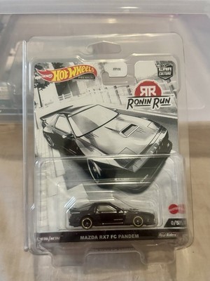 Hot Wheels Premium Car Culture Ronin Run Mazda RX7 FC Car - Black (HCK15)