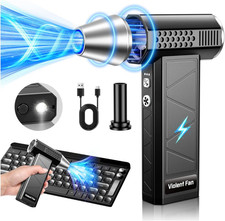 Upgraded Electric Air Duster, 360,000RPM Compressed Air Duster with Brushless Mo