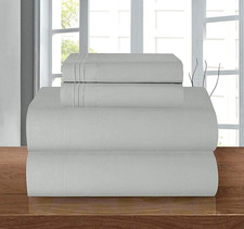 Luxury 1500 Premium Hotel Quality Microfiber 4-Piece Sheet Set - Wrinkle Resista