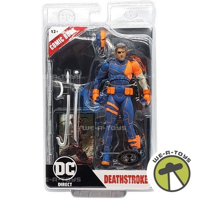 DC Direct Deathstroke Rebirth Platinum Edition Figure with Comic McFarlane Toys