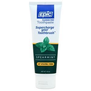 Epic Dental Fluoride-Free Toothpaste Spearmint 4.9 oz