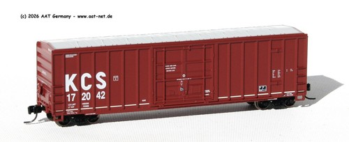 Athearn N 02124 - 50´ FMC Boxcar Kansas City Southern #172042; NEW & OVP | Condition: Neu