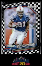2025 Panini Prizm Willis McGahee Black and White Checker #45 Buffalo Bills