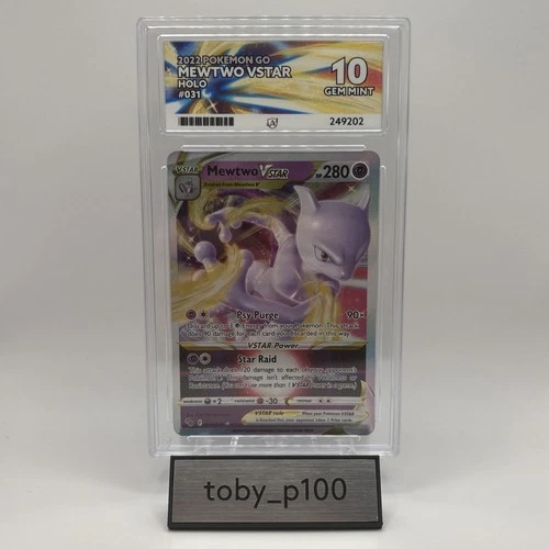 ACE 10 Mewtwo VSTAR Pokémon TCG 031/078 Pokemon Go 2022 - Perfect Subs