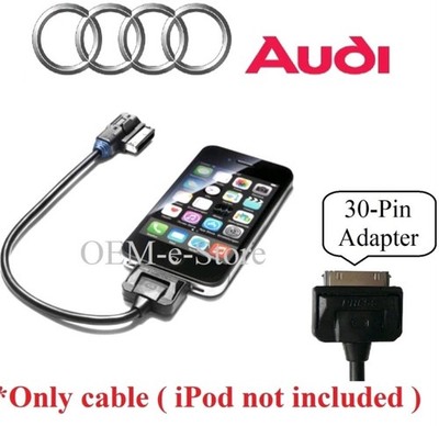 Genuine Audi/VW AMI iPod  /iPhone  Cable MDI 30-PIN Adapter Charger 4F0051510K