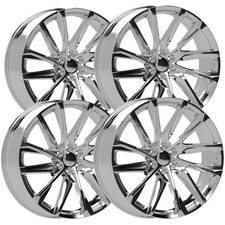 Set Of 4 Oe Wheels Ca90 24x10 6x5.5 31mm Chrome Wheels Rims 24 Inch Set Of 4 Oe Wheels Ca90 24x10 6x5.5 31mm Chrome Wheels Rims 24 Inch