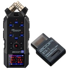 Zoom H6essential 6-Track 32-Bit Float Handy Recorder, Bundle with Bluetooth Adap