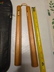 Nunchucks, Wooden Martial Arts Training, Practice Sticks with Cord — photo 2