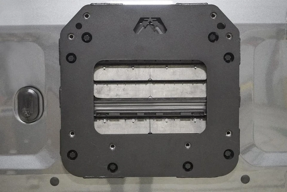 Fab Fours FB21-Y5251T-1 Black Powder Coated Tire Carrier Relocation Bracket - Image 2 of 4