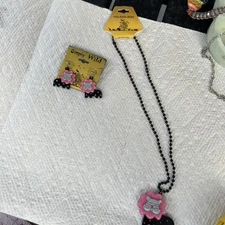 Super Cool Lion 🦁 Necklace And Earring Set 18”