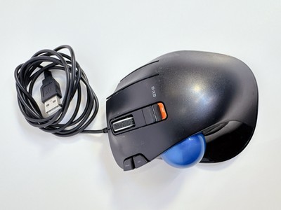 EX-G Wired Trackball Mouse, Ergonomic, Thumb Control, Smooth Tracking Roller ...