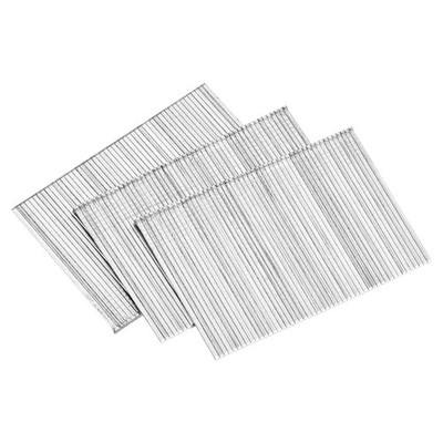 500Pcs 16 Gauge Brad Nails, 2'' Length Straight Finishing Nails Silver Blue