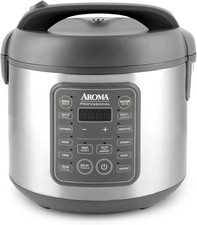AROMA Professional Digital Rice Cooker, 10-Cup Uncooked / 20-Cup Cooked , Mul