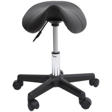 Rolling Saddle Stool Swivel Salon Chair Adjustable Hydraulic for SPA Message