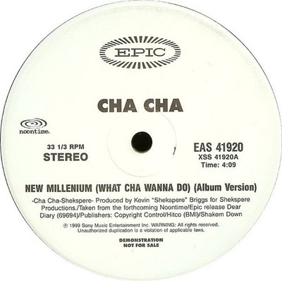 Cha Cha - New Millenium (What Cha Wanna Do) (12'', Promo)