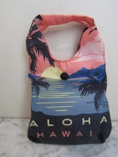 NEW Aloha Hawaii Clever Made Look-a-Like Collapsible Beach Tote Bag in Bag