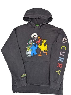 Under Armour Curry x Sesame Street Elmo Hoodie Black Size S Basketball