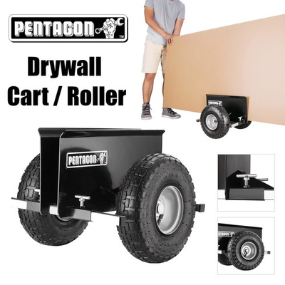 #ad Drywall Cart Lumber Plywood Wood Panel Pusher Dolly Carrier PENTAGON 600lbs $28.88
