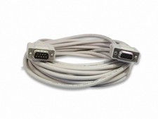 25 Foot DB9 9 Pin Serial / RS232 Male/Female Extension Cable