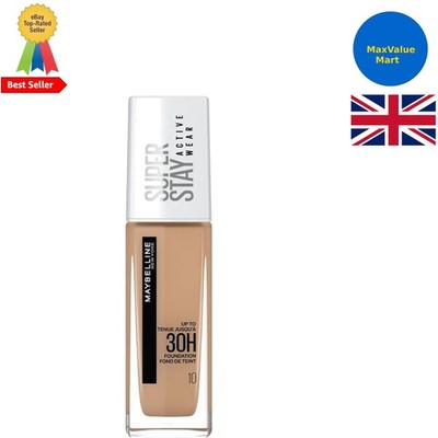 All-Day Flawless Finish mit New York Super Stay Foundation Nr. 10 Ivory - 30ml