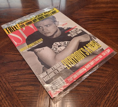 SEALED SPY Magazine March 1992 REBEL Issue COMPLETE MINT - Schwarzenegger 