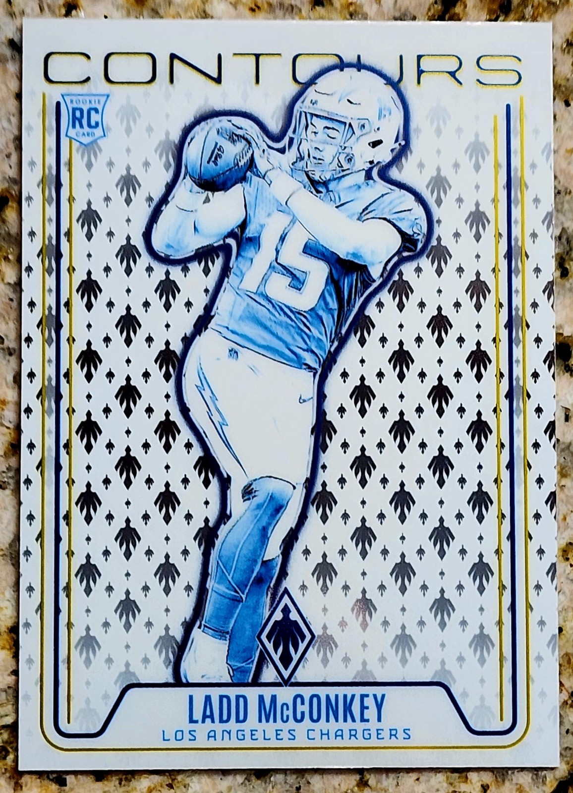 Sports Cards 2024 Panini Phoenix Ladd Mcconkey Rookie Contours Card #CON-LMY