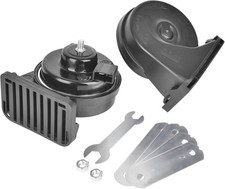 Replacement Horn Kit for Vehicles, 12V Waterproof Electric High/Low Tone Snail H