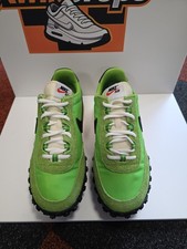 Nike Air Max Waffle SP Action Green Black FV6946-301 UK 6 EU 39 Trainers
