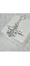 Selten: Thomas Sabo Unisex seltener 5,5cm Anker Seil Anhänger, Kette, Träger & Box.