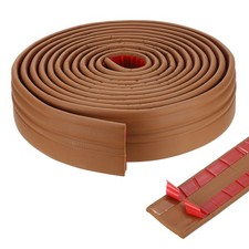 Flexible Baseboard Molding Trim Brown 2.36"(W)x16ft(L) NBR